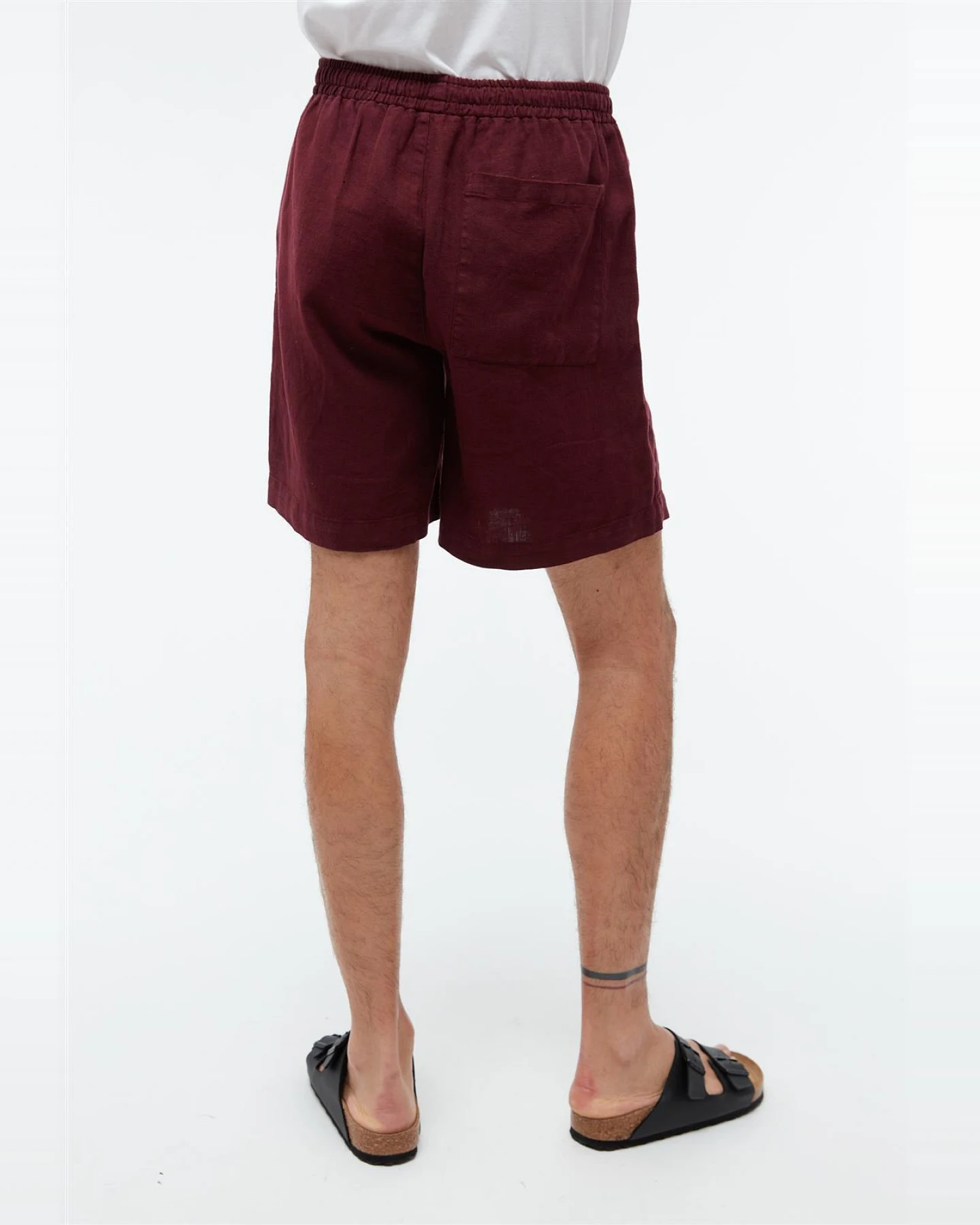 Givn Herren vegan Shorts Laurin Burgundy – Ansicht 2