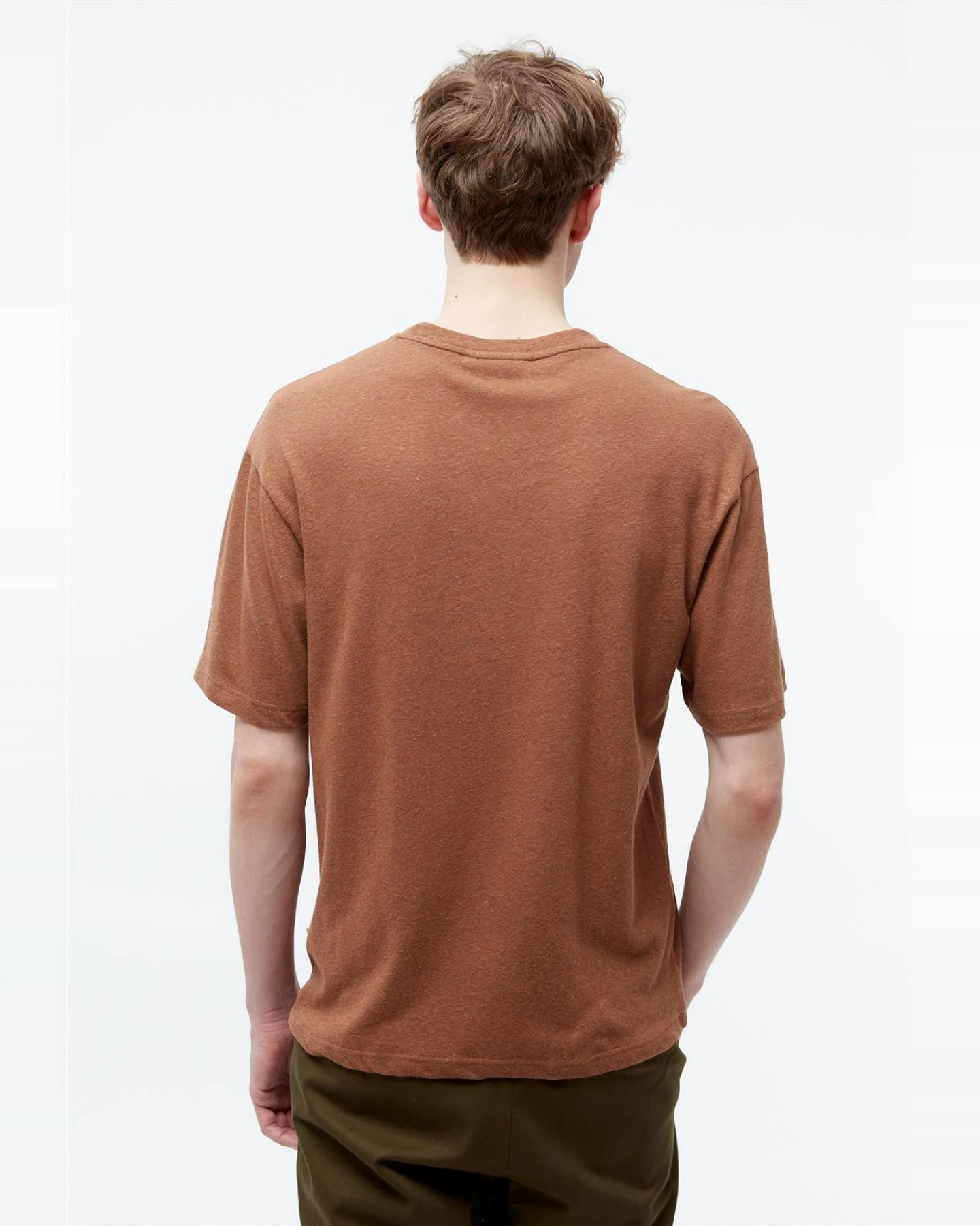 Givn Herren vegan T-Shirt Lasse Pekannussbraun – Ansicht 2