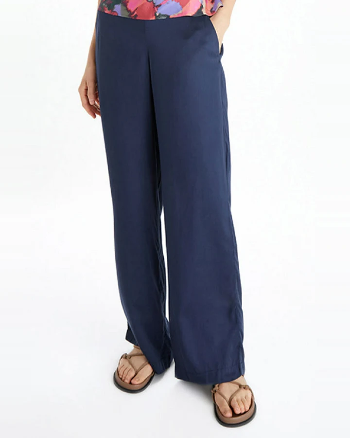 Neu Nomads Damen vegan Hose Carina Palazzo Mitternachtsblau
