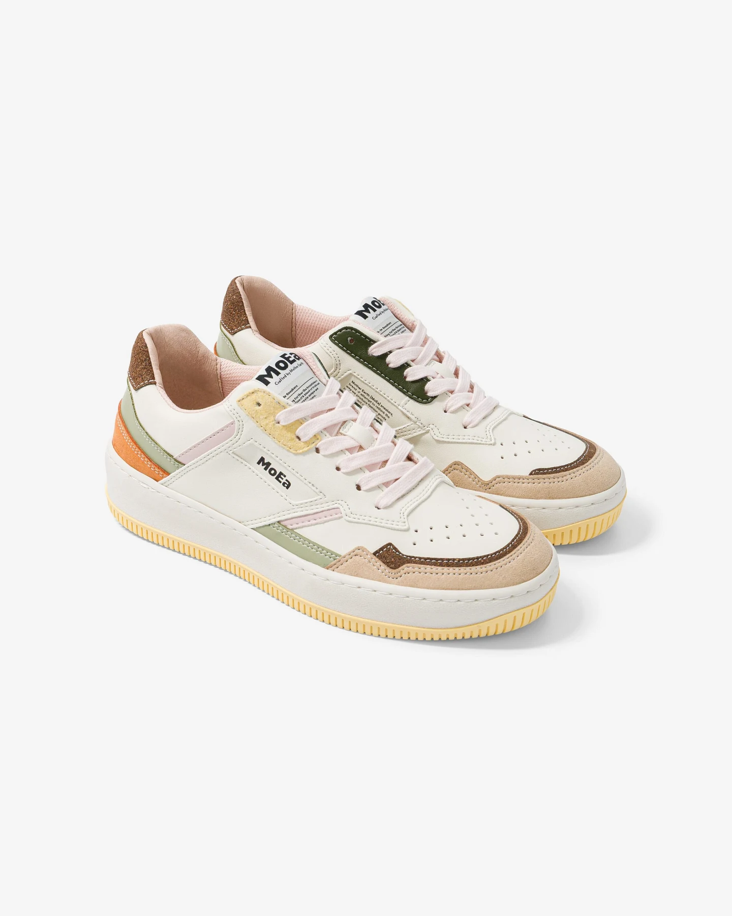 MoEa Herren vegan Sneaker Gen1 All In Pastel Leaf – Ansicht 2