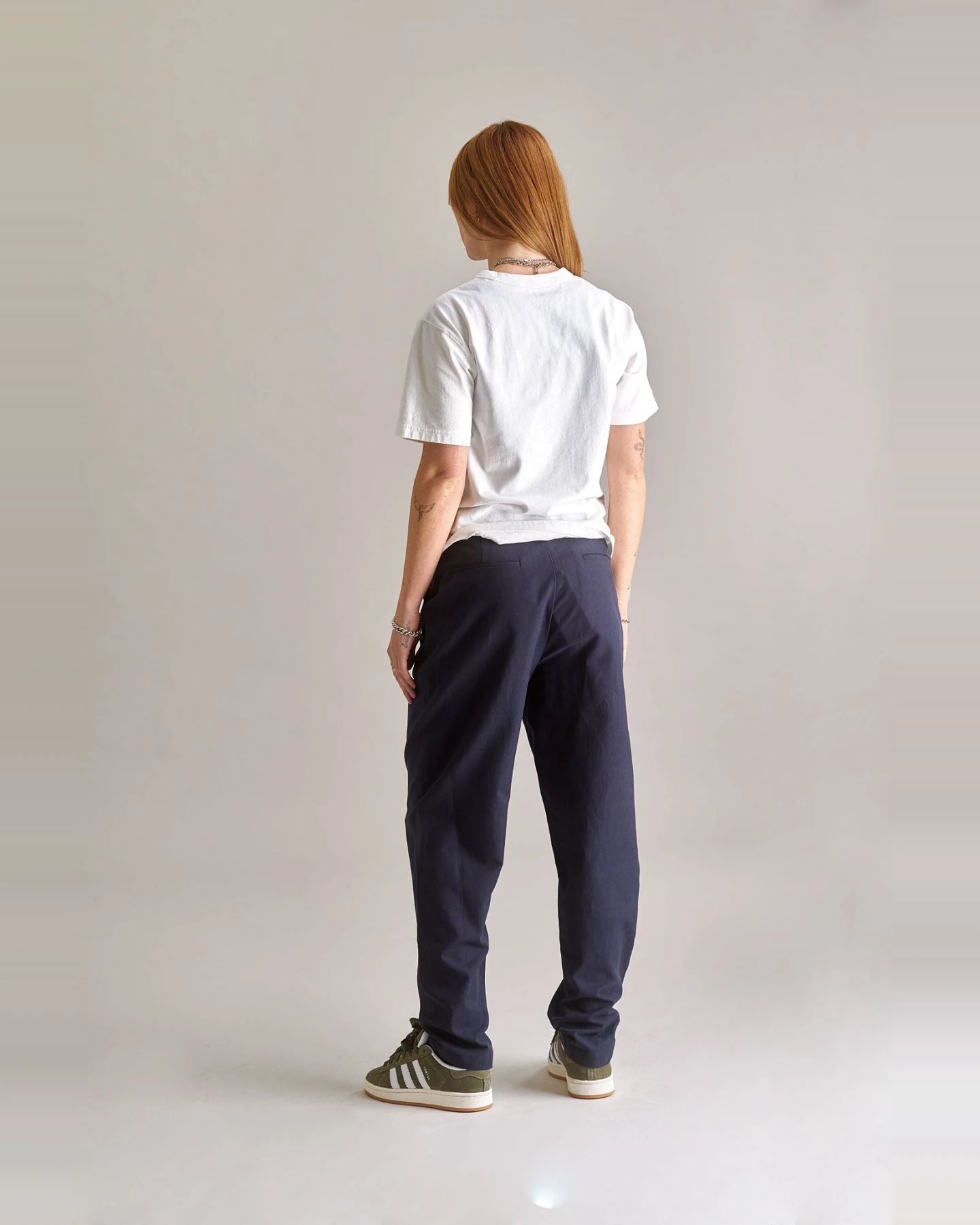 KOMODO Damen vegan Hose Lyla Navy – Ansicht 2