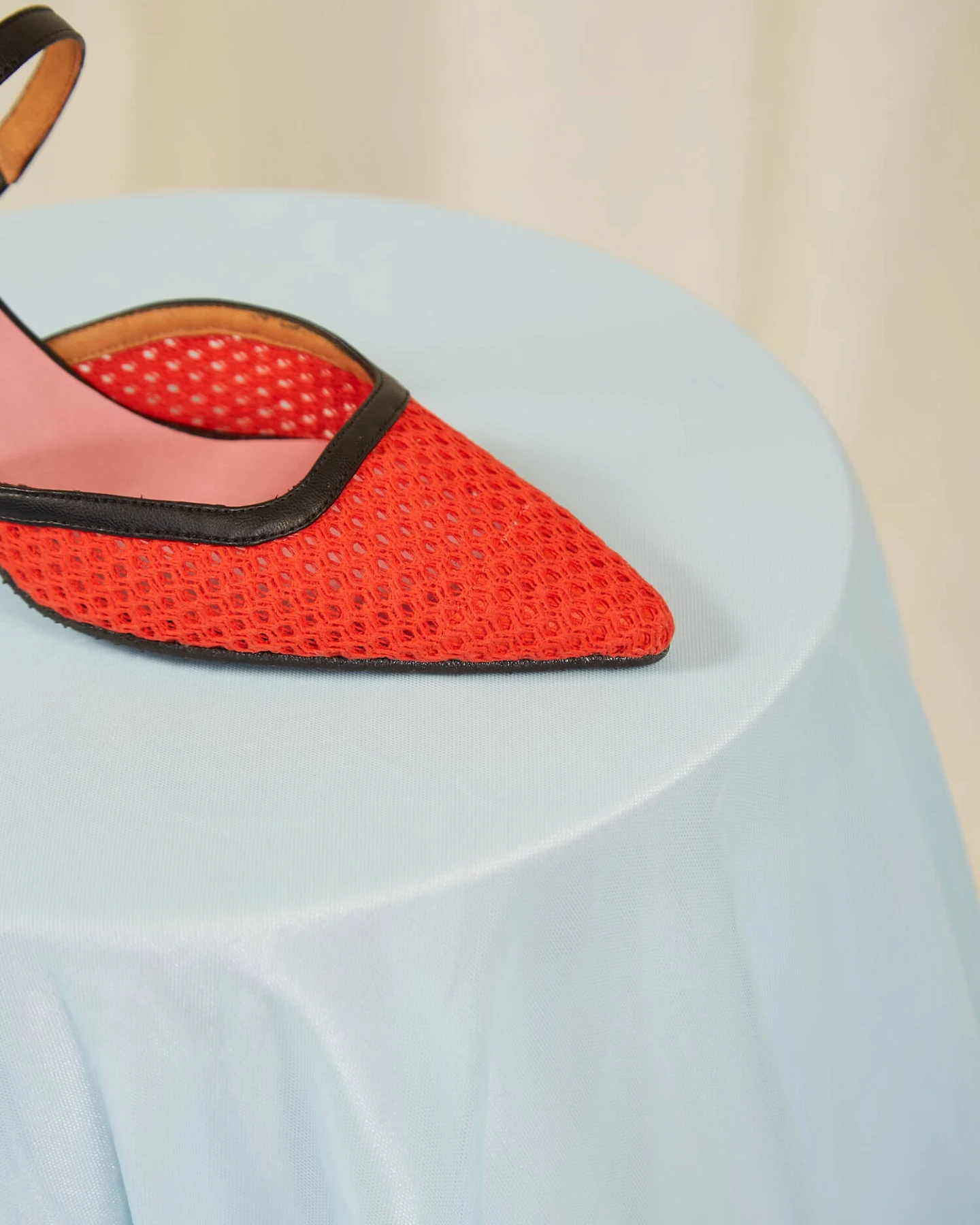 Momoc Damen vegan Pumps Ibiza Orange – Ansicht 2