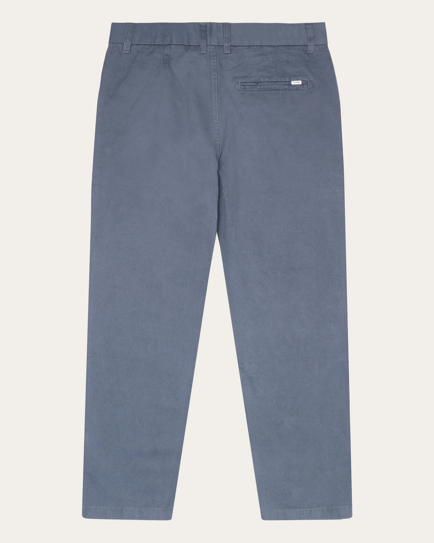 KnowledgeCotton Apparel Herren vegan Chino-Hose Weit Flint Vintage Indigo – Ansicht 2