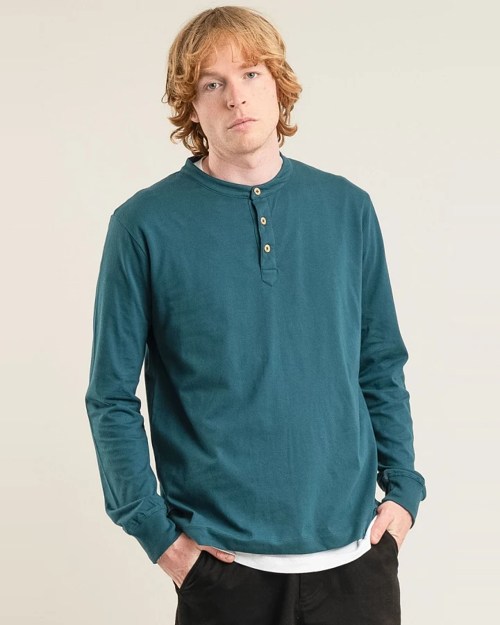 KOMODO Herren vegan Oberteil Arlo Teal