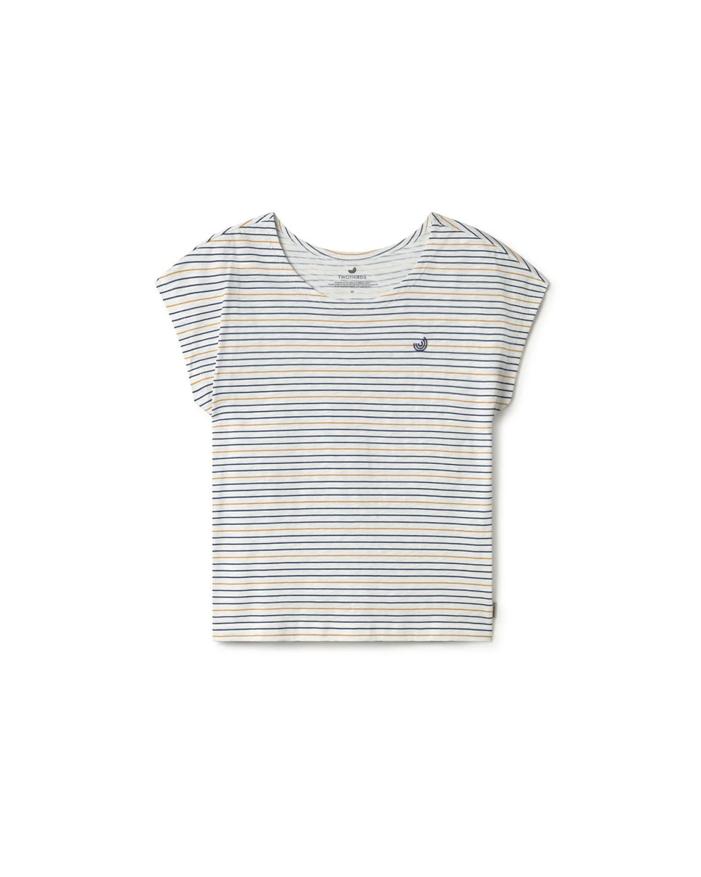 TWOTHIRDS Damen vegan T-Shirt Evia Thin Stripes – Ansicht 2