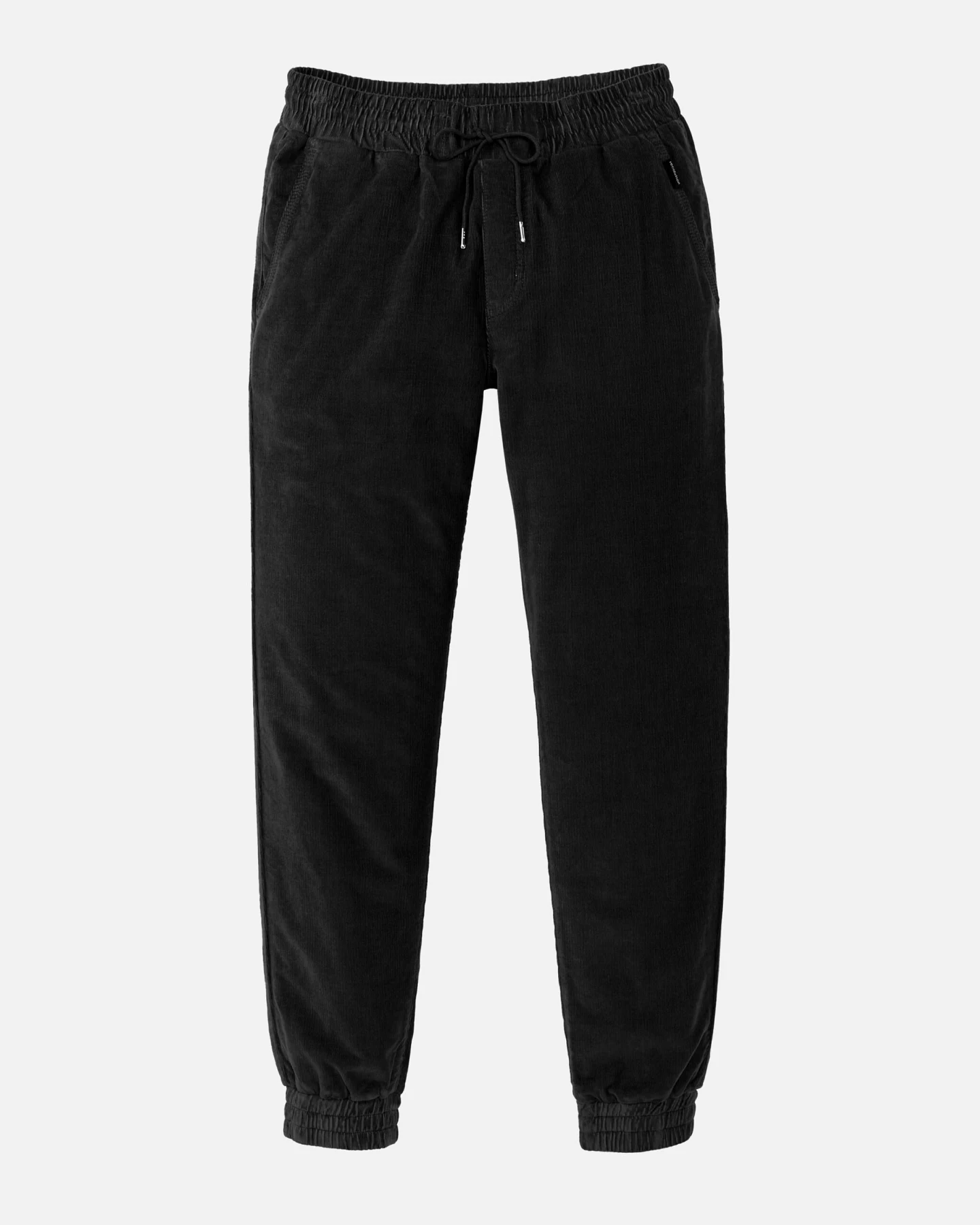 Recolution Damen vegan Jogginghose Chino Corduroy Chaiturus Schwarz – Ansicht 2