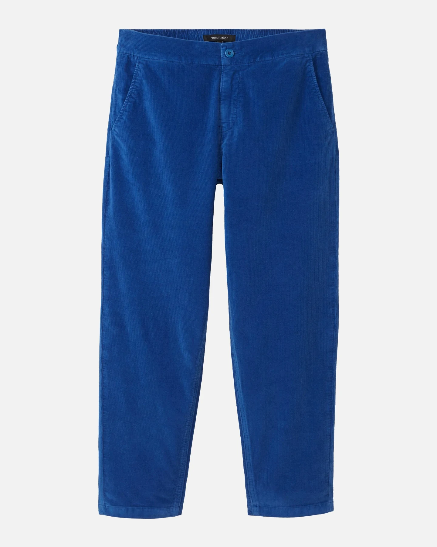 Recolution Damen vegan Hose Corduroy Calluna Lapis Blau – Ansicht 2