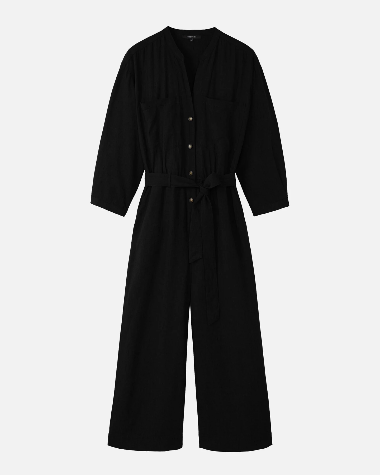 Recolution Damen vegan Jumpsuit Filaree Schwarz – Ansicht 2