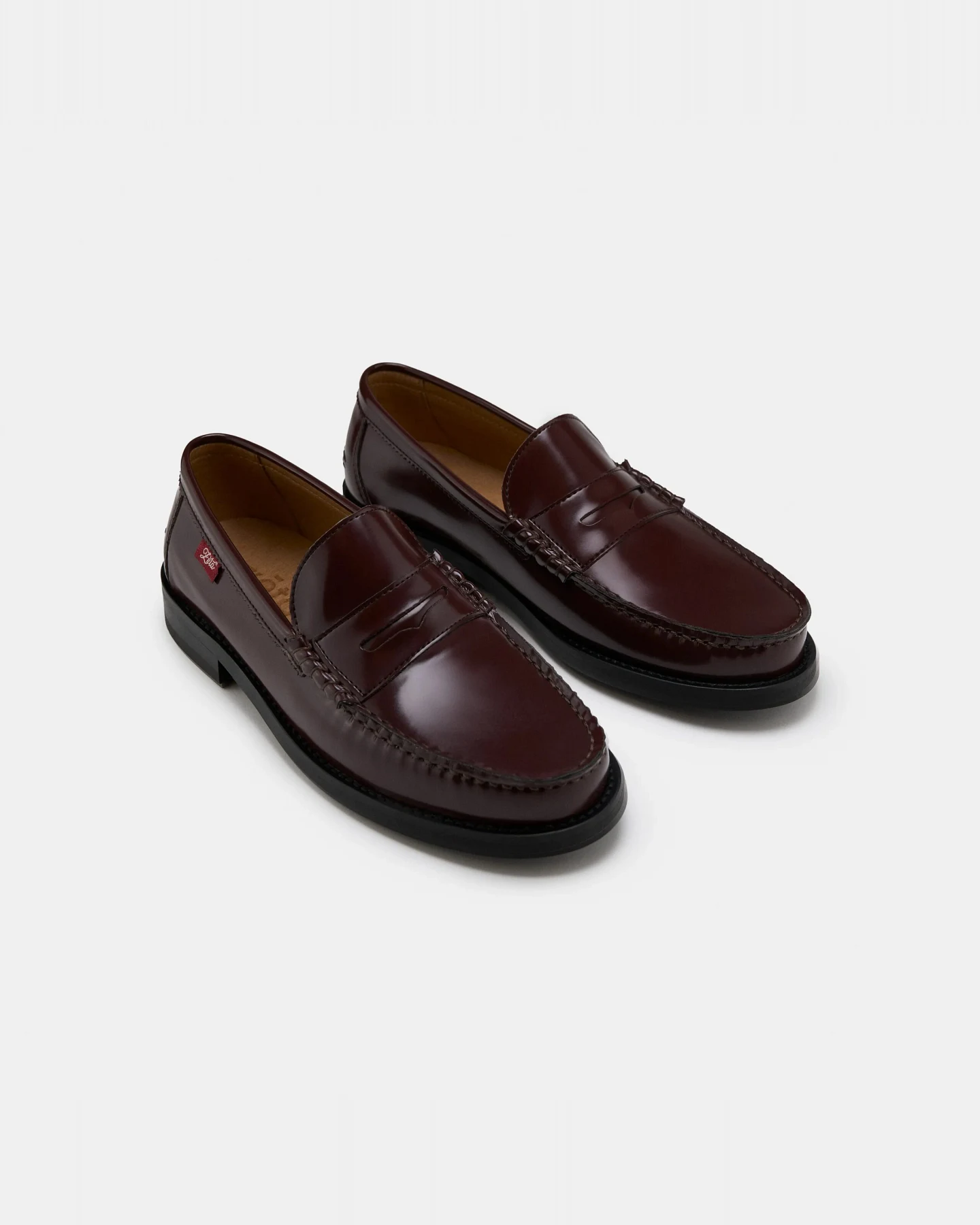 Zèta Herren vegan Loafers Unisex Braga Bordeaux – Ansicht 2