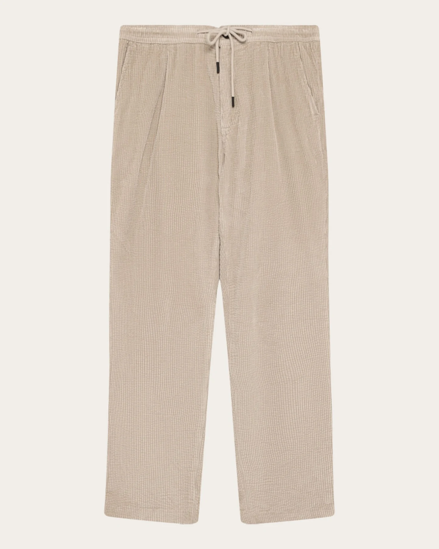 KnowledgeCotton Apparel Herren vegan Hose Corduroy Fig Comfort Light Feather Gray – Ansicht 2