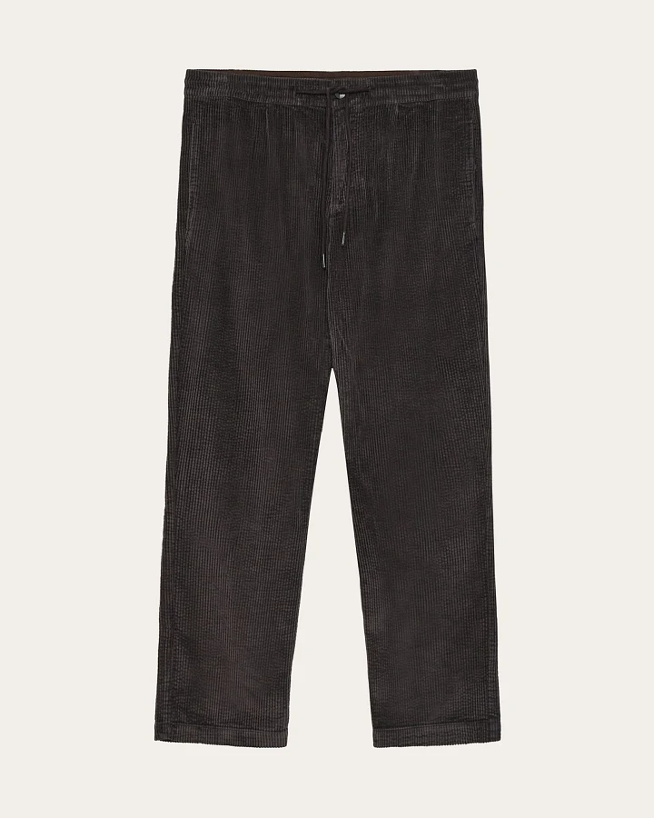 KnowledgeCotton Apparel Herren vegan Hose Corduroy Fig Comfort Chocolate Torte