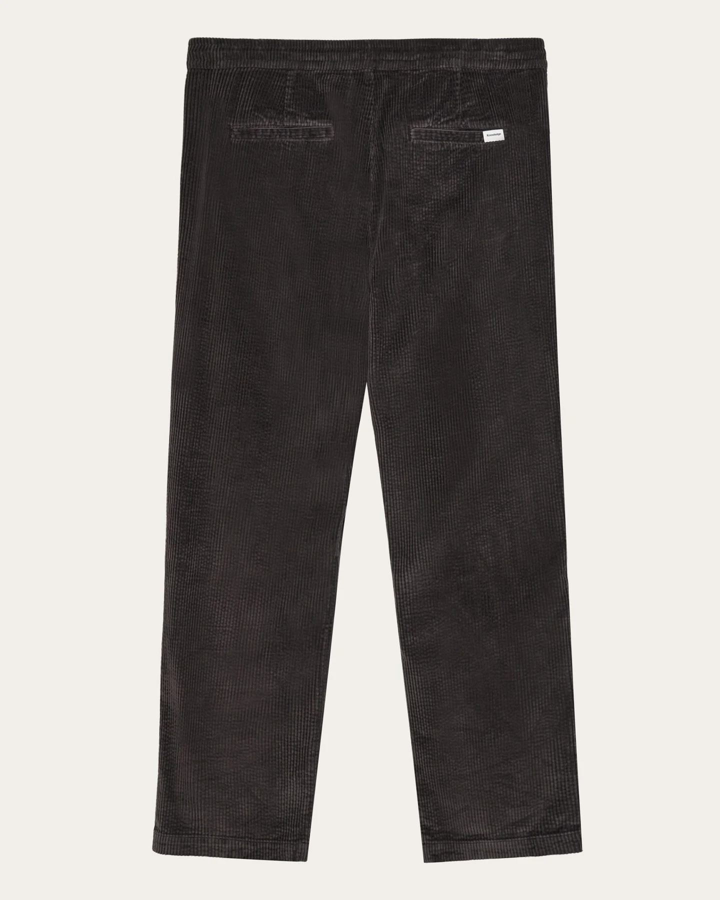 KnowledgeCotton Apparel Herren vegan Hose Corduroy Fig Comfort Chocolate Torte – Ansicht 2