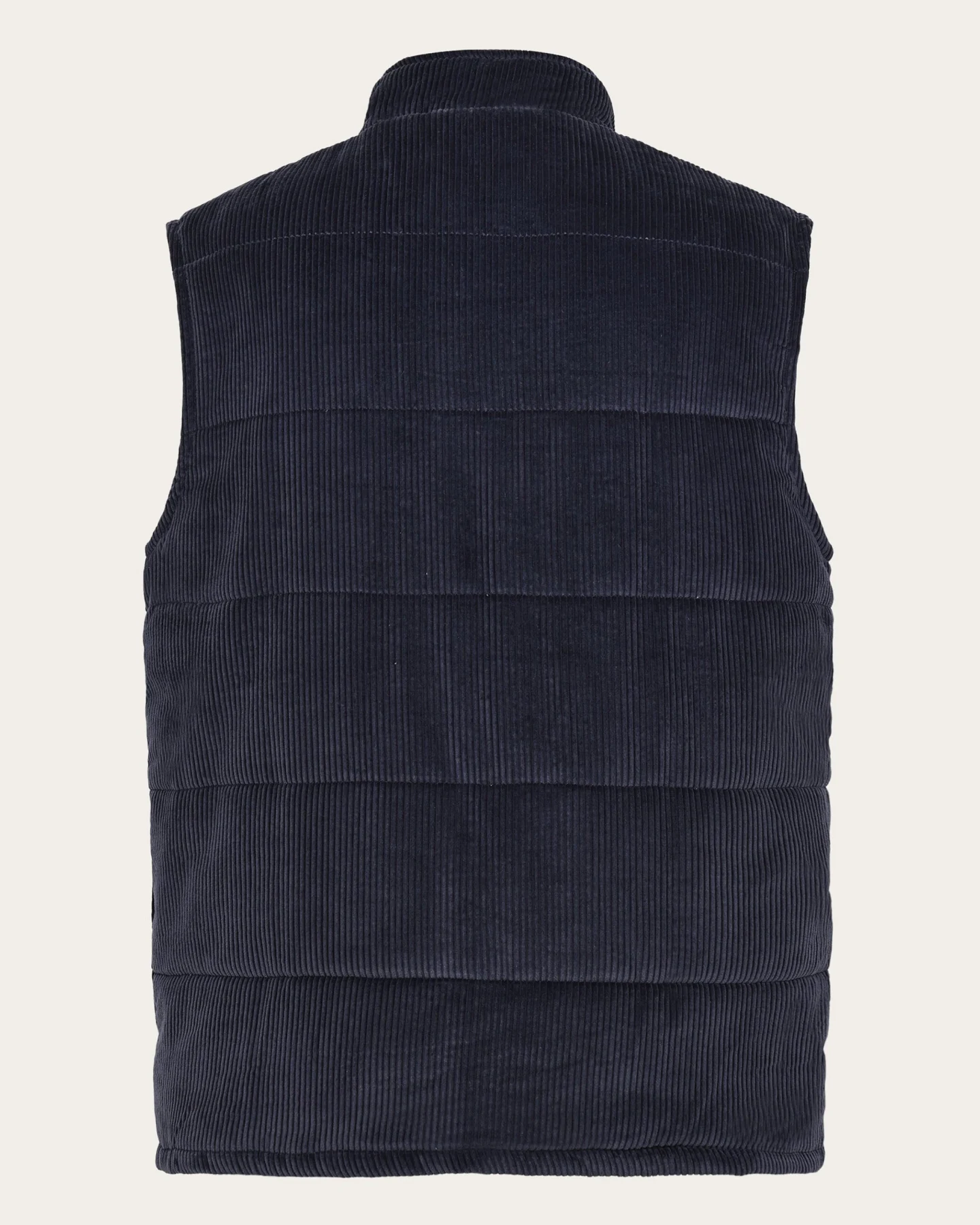 KnowledgeCotton Apparel Herren vegan Weste Corduroy Night Sky – Ansicht 2