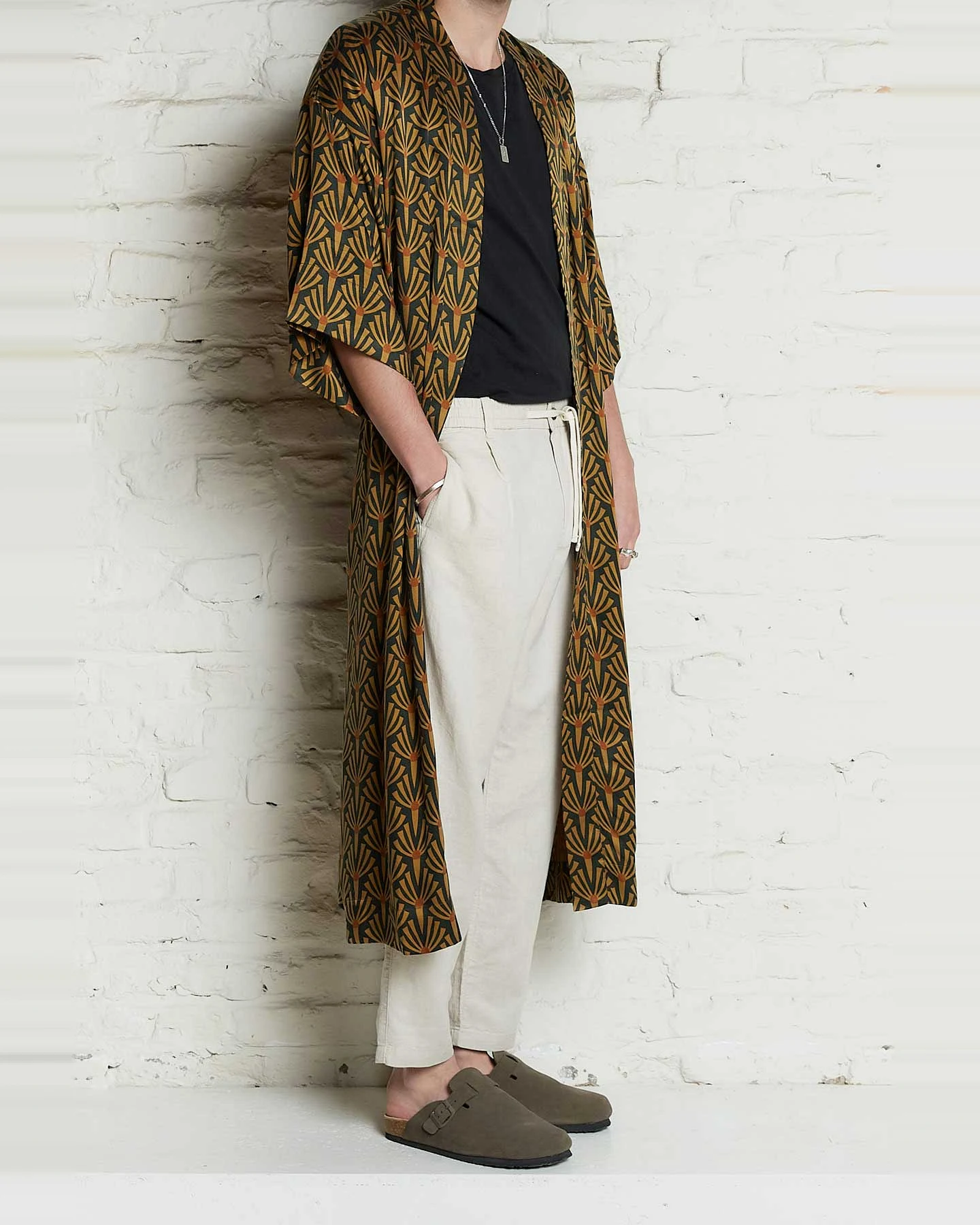 Yahmo Herren vegan Kimono Kalle Artdeco – Ansicht 2