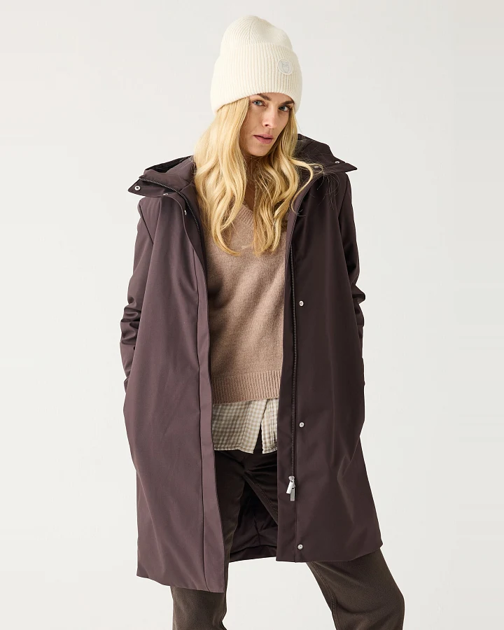 KnowledgeCotton Apparel Damen vegan Jacke Soft Shell Schokoladentorte