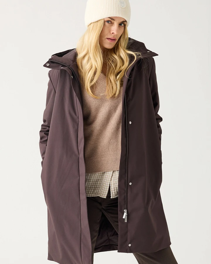 KnowledgeCotton Apparel Damen vegan Jacke Soft Shell Schokoladentorte