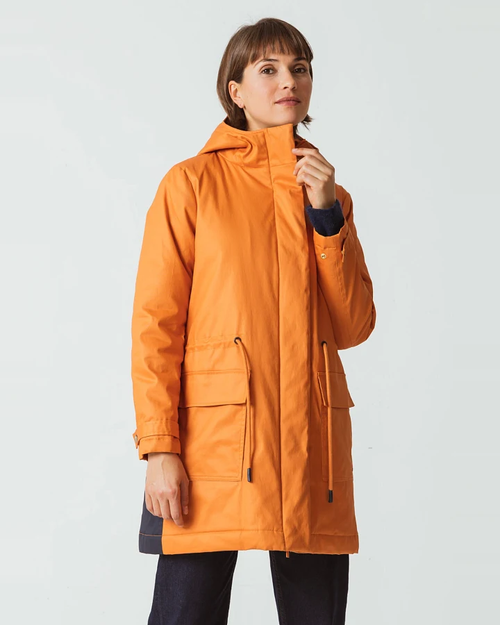 SKFK Damen vegan Jacke Maitane Orange
