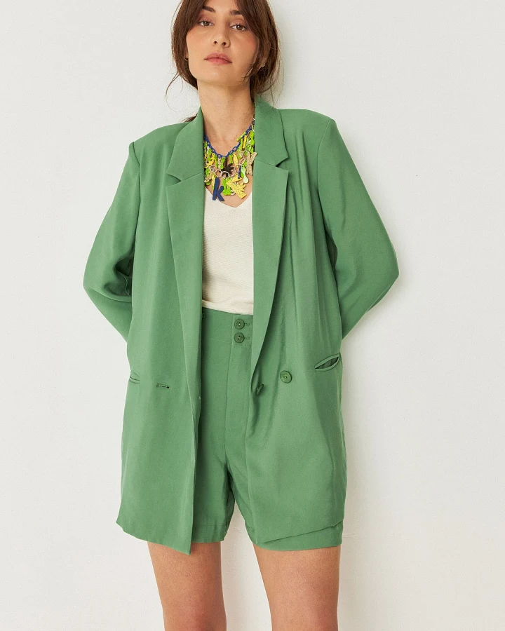 SKFK Damen vegan Blazer Atxa Hellgrün