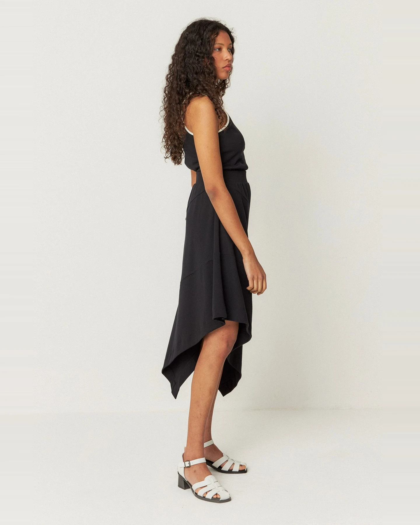 SKFK Damen vegan Rock Bruna Schwarz – Ansicht 2