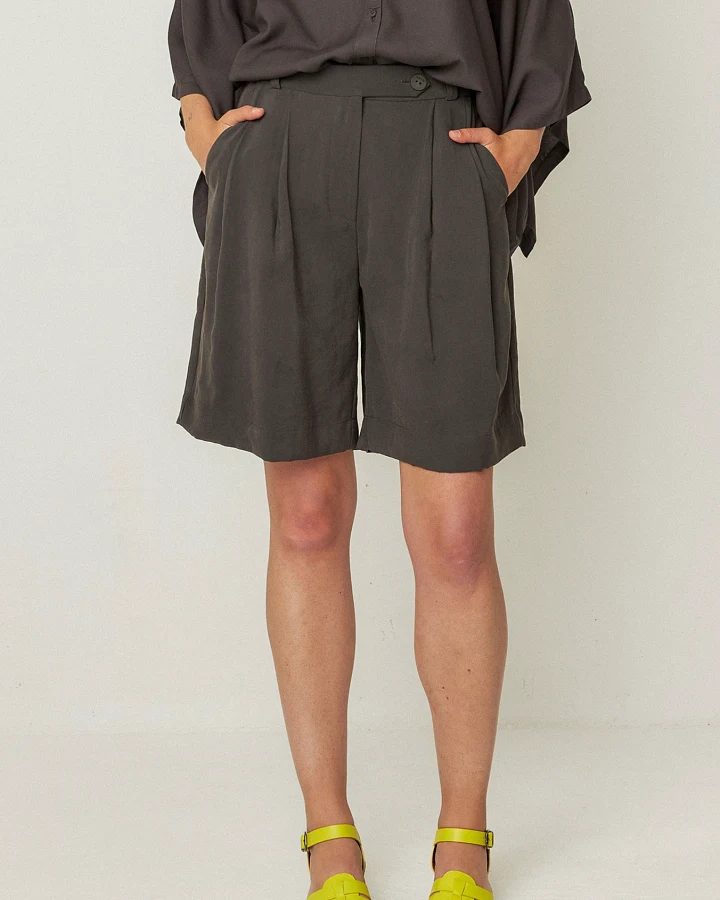 SKFK Damen vegan Kurze Hosen Laida Gray