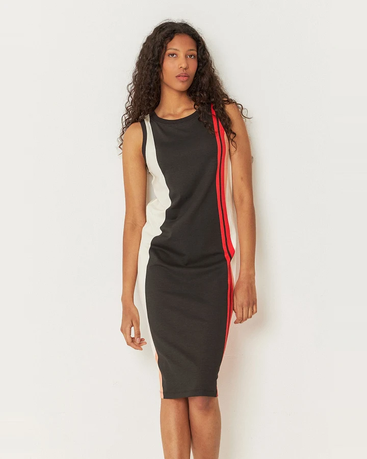 SKFK Damen vegan Kleid Maika Mehrfarbig