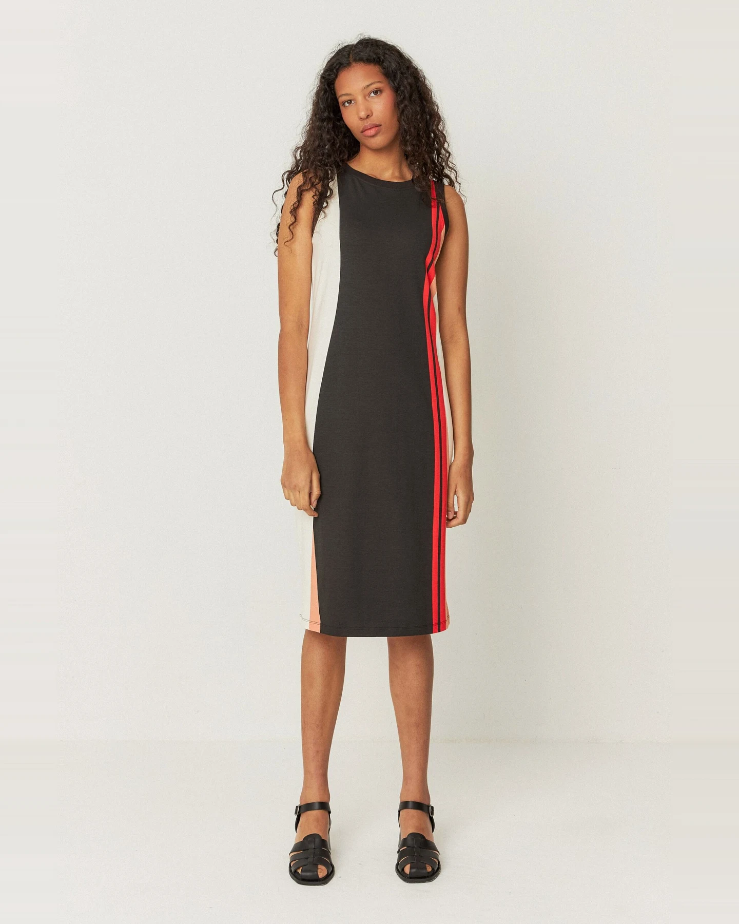 SKFK Damen vegan Kleid Maika Mehrfarbig – Ansicht 2