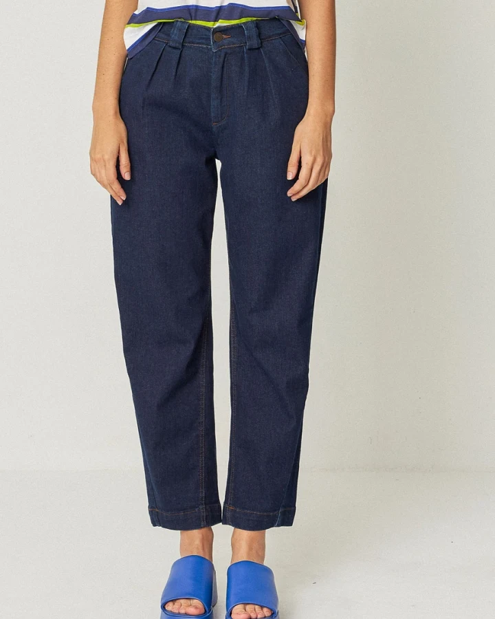 SKFK Damen vegan Hose Amata Blau