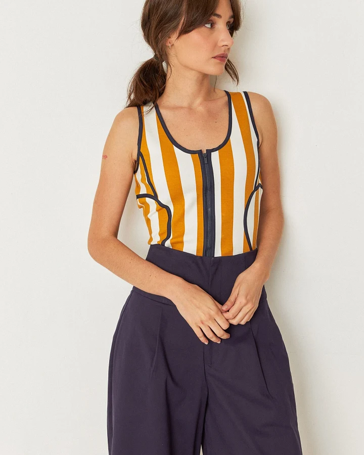 SKFK Damen vegan T-Shirt Irane Mehrfarbig