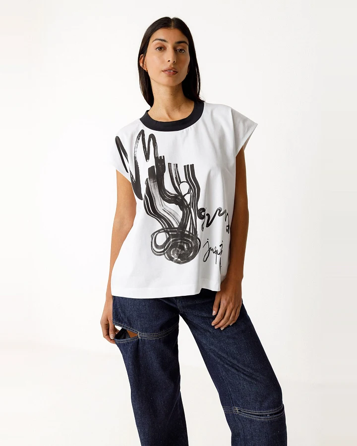 SKFK Damen vegan T-Shirt Eris Weiß