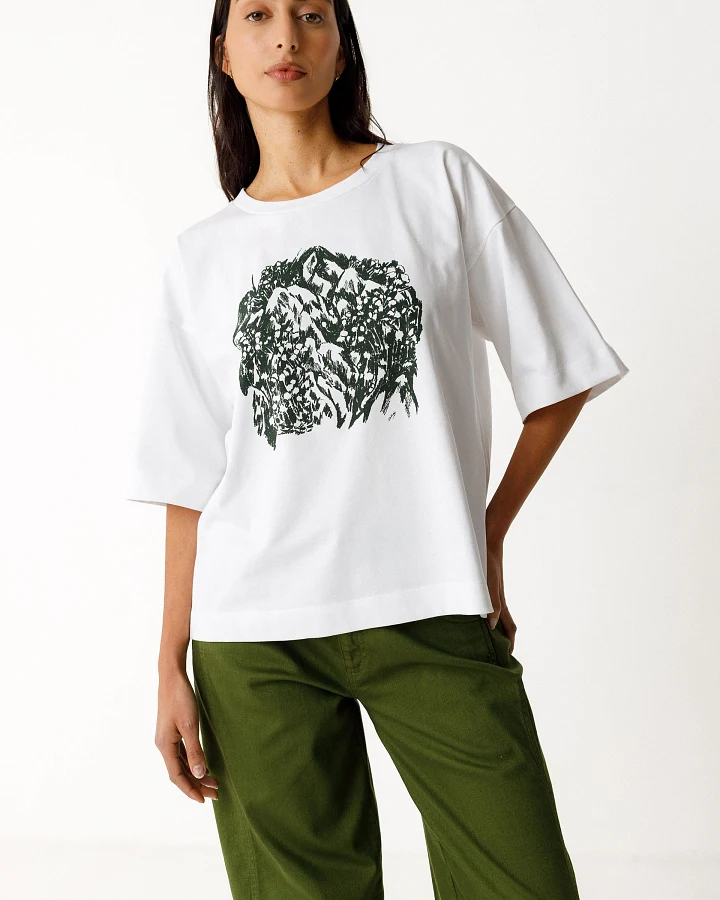 SKFK Damen vegan T-Shirt Lariz Weiß