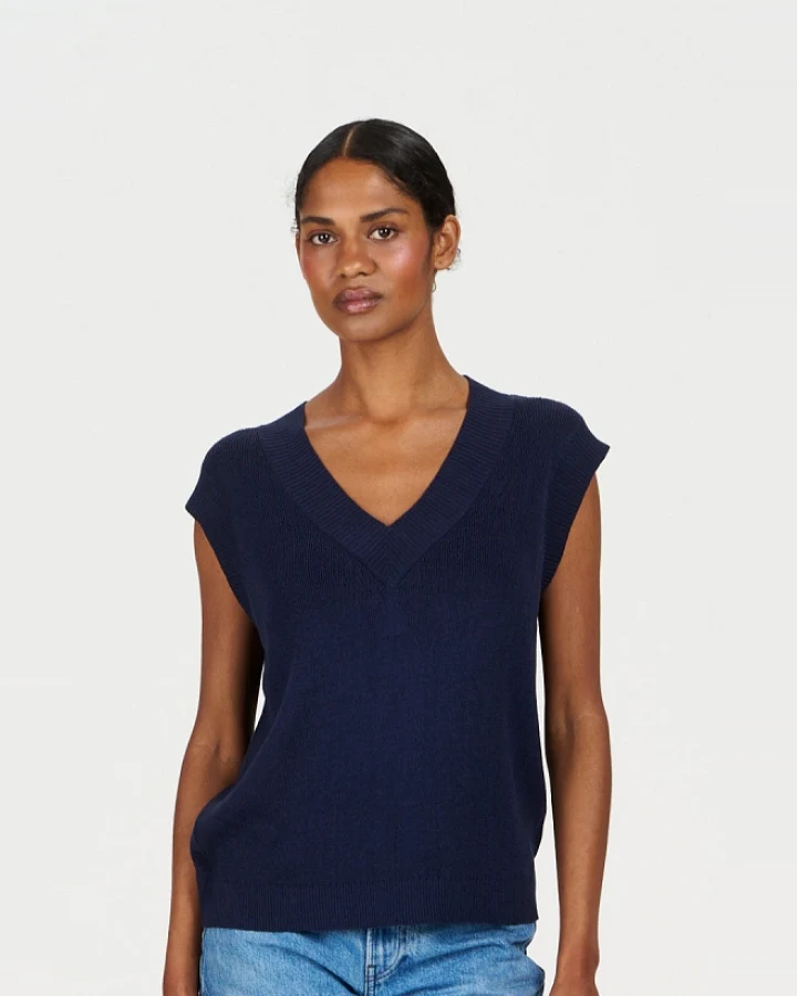 KOMODO Damen vegan Weste Sander Navy