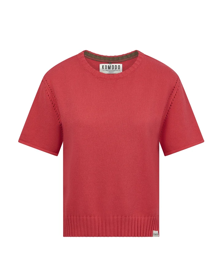 KOMODO Damen vegan Pullover Stevie Soft Rot