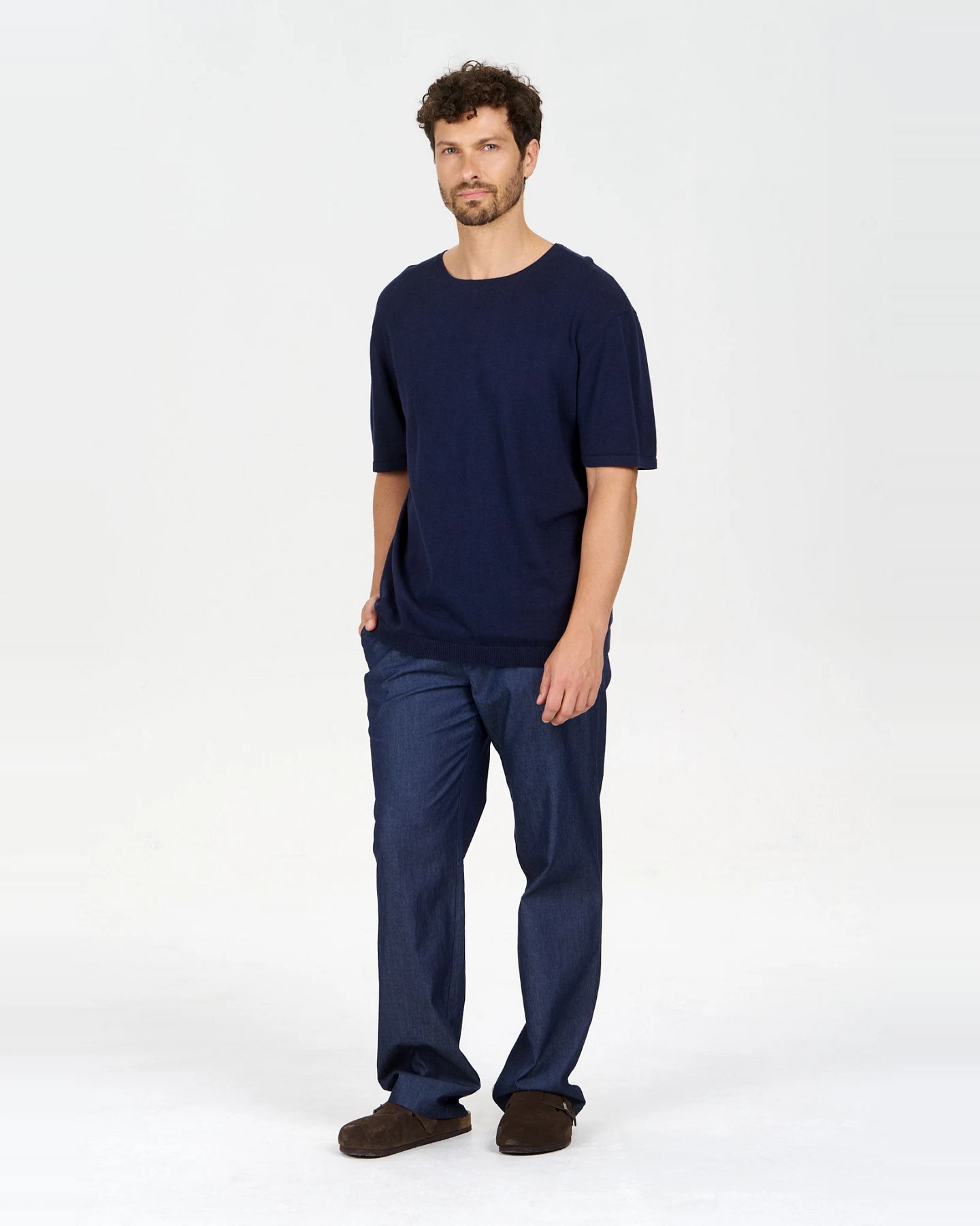 KOMODO Herren vegan T-Shirt Walt Navy – Ansicht 2