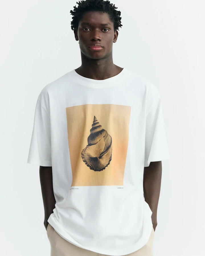 Thinking MU Herren vegan T-Shirt Eric Oversize Weiß