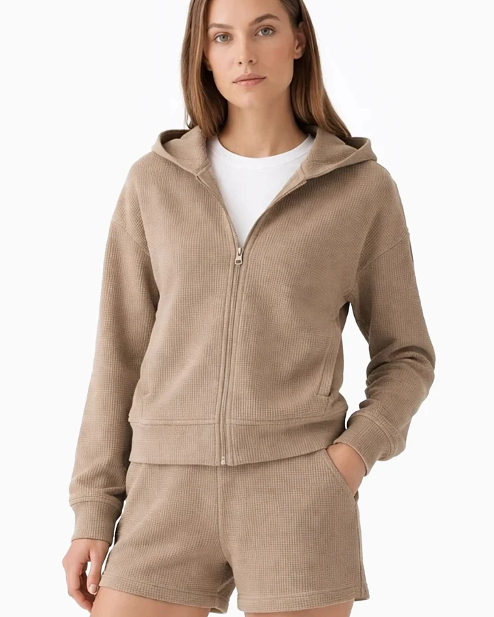 ORGANICATION Damen vegan Hoodie Jennifer Gravel