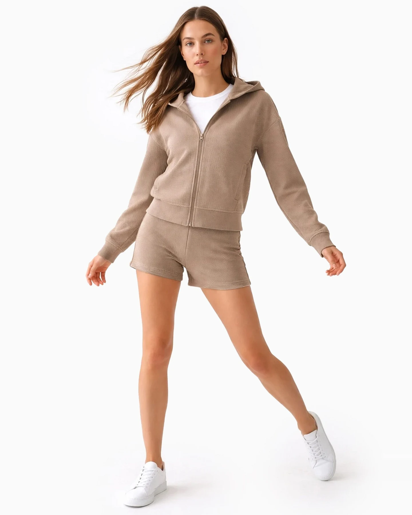 ORGANICATION Damen vegan Hoodie Jennifer Gravel – Ansicht 2