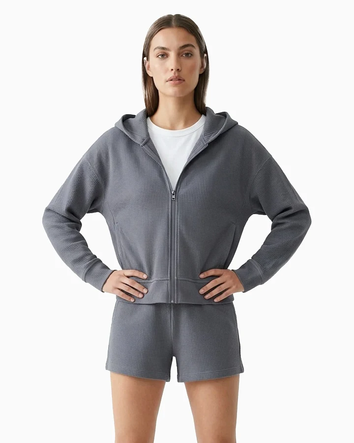 ORGANICATION Damen vegan Hoodie Jennifer Shadow Grey