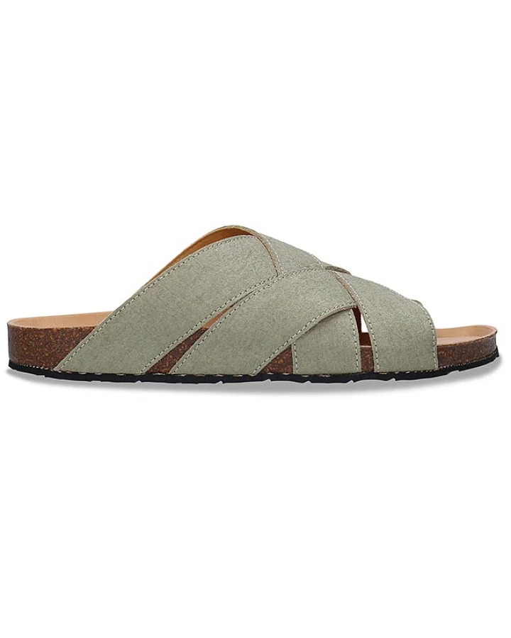 NAE Damen vegan Sandalen Tanna Grün
