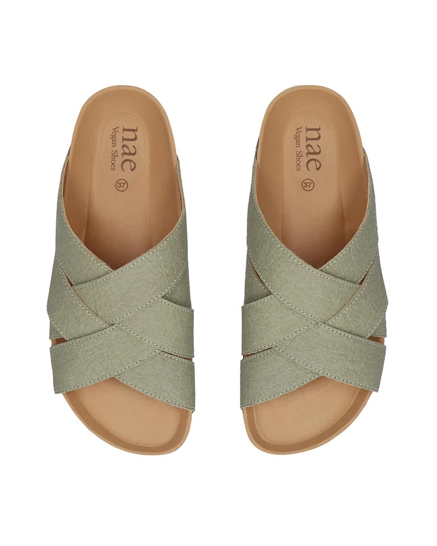 NAE Damen vegan Sandalen Tanna Grün – Ansicht 2