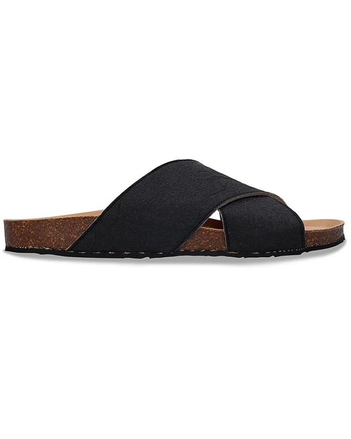 NAE Damen vegan Sandalen Tupai Schwarz