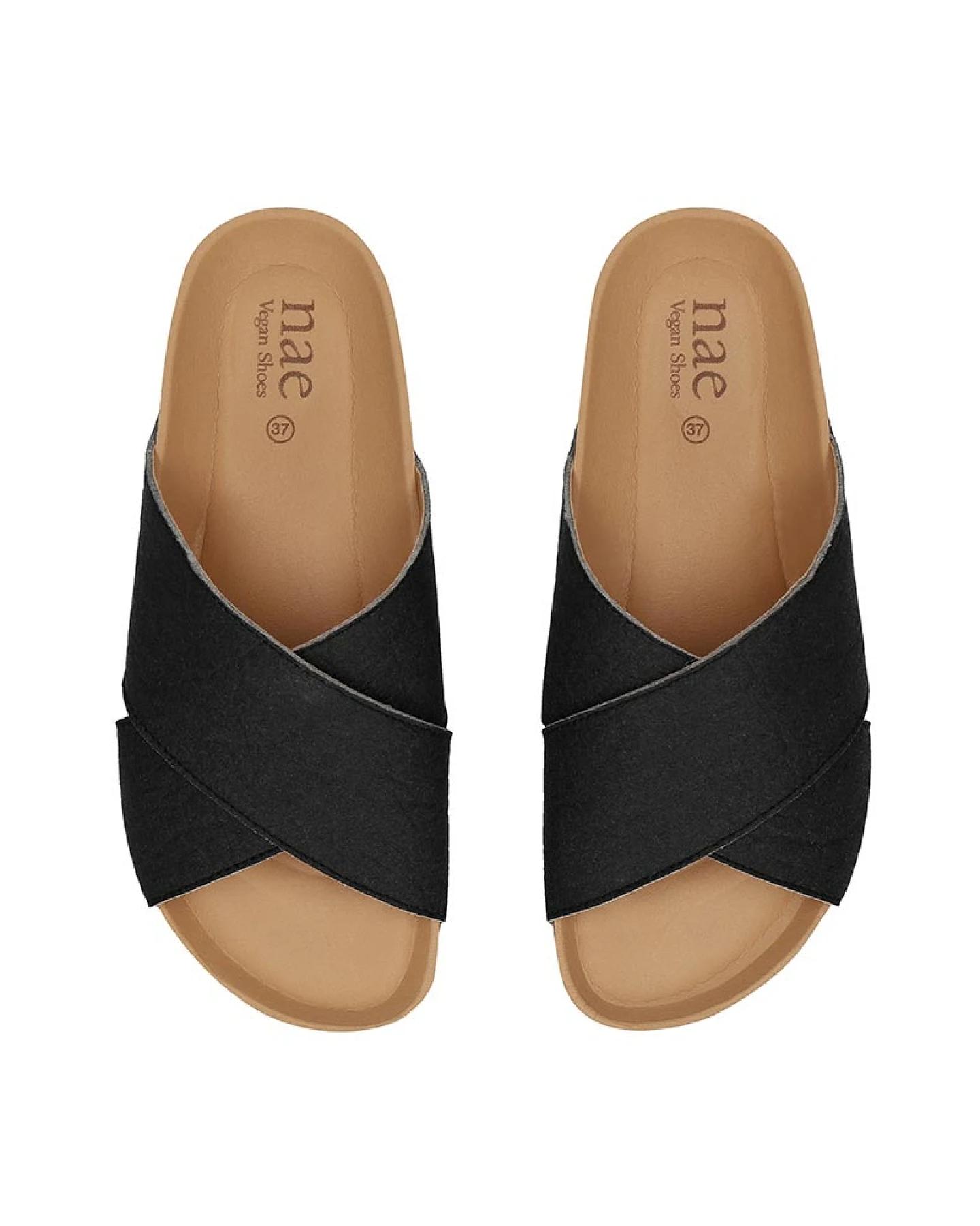 NAE Damen vegan Sandalen Tupai Schwarz – Ansicht 2