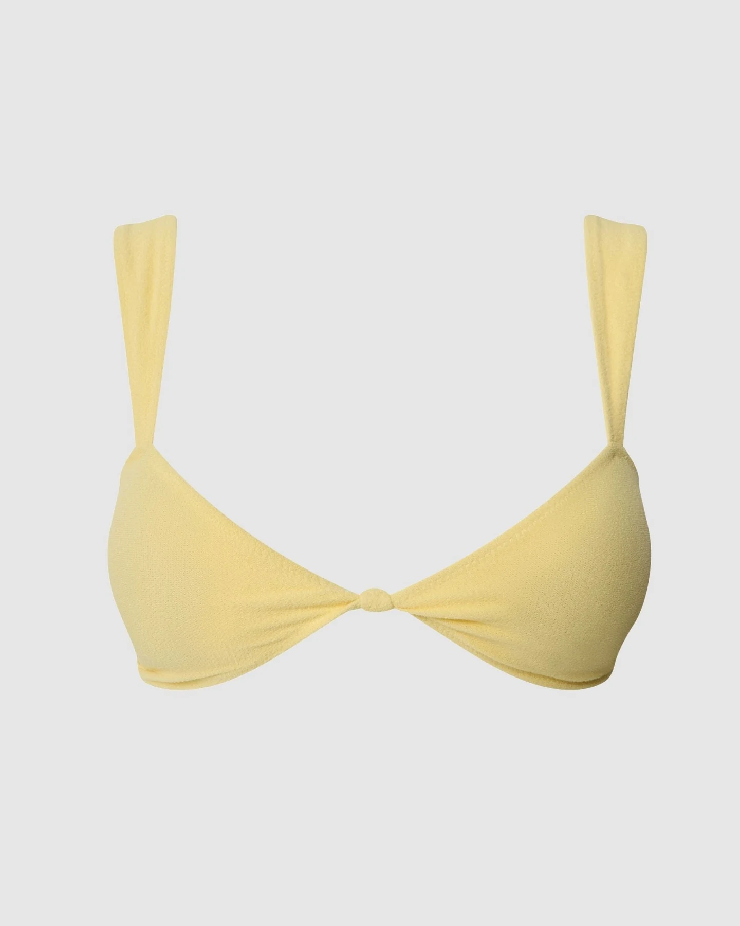 Understatement Damen vegan Bikinioberteil Balconette Gelb – Ansicht 2
