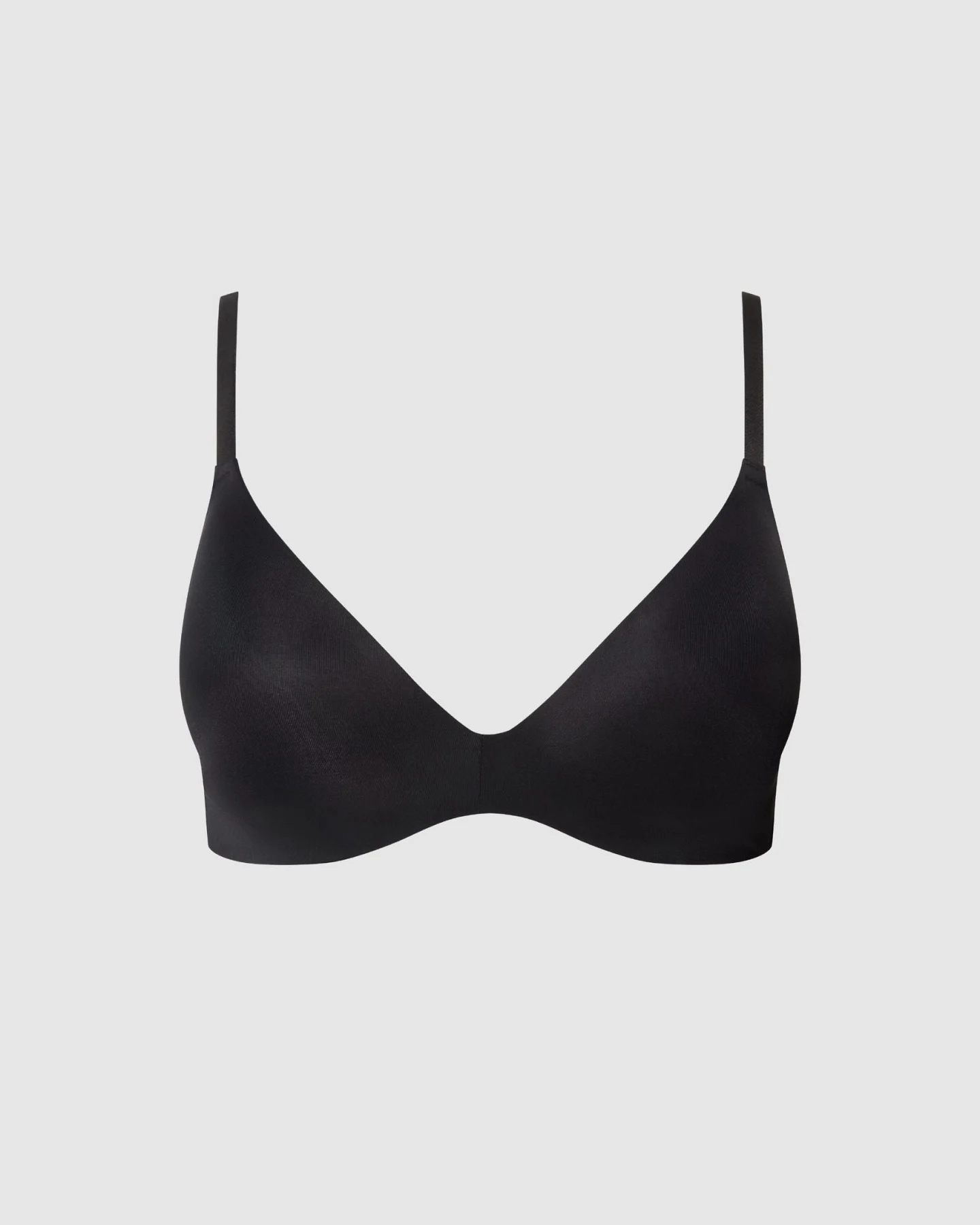 Understatement Damen vegan Bh-T-Shirt Plus Schwarz – Ansicht 2