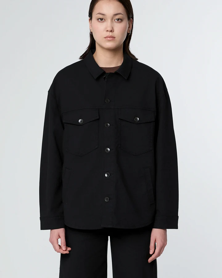 Dawn Damen vegan Shaket Postman Paper Touch Utility Schwarz