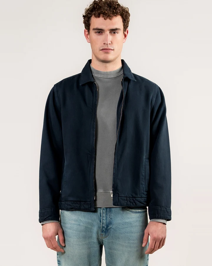 Kuyichi Herren vegan Jacke Oliver Blau