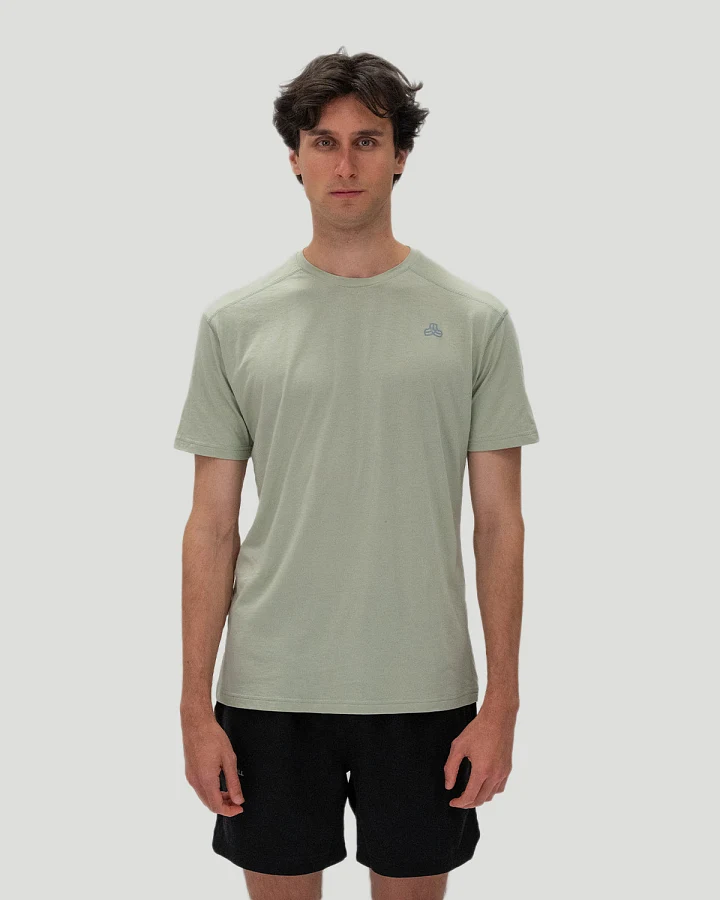 Boldwill Herren vegan T-Shirt Holz Salbei Grün