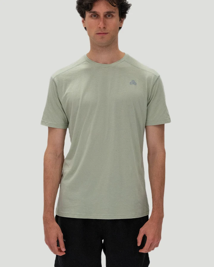 Boldwill Herren vegan T-Shirt Holz Salbei Grün