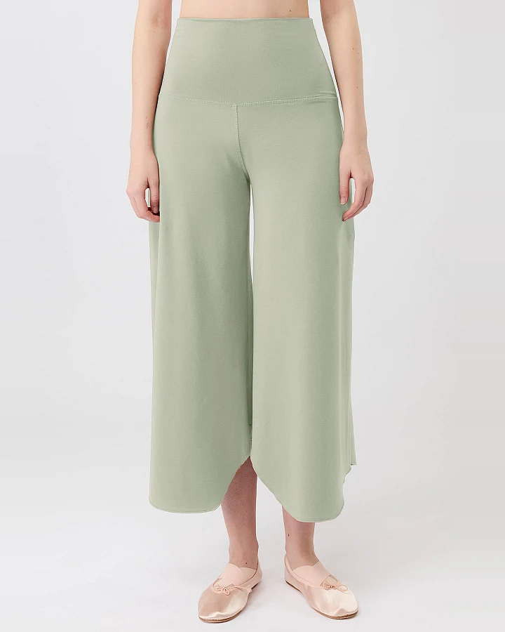 MANDALA Damen vegan Hose Tulpe Mineral Grün