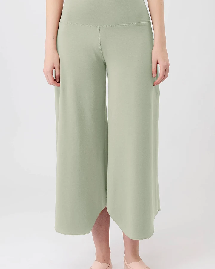 MANDALA Damen vegan Hose Tulpe Mineral Grün