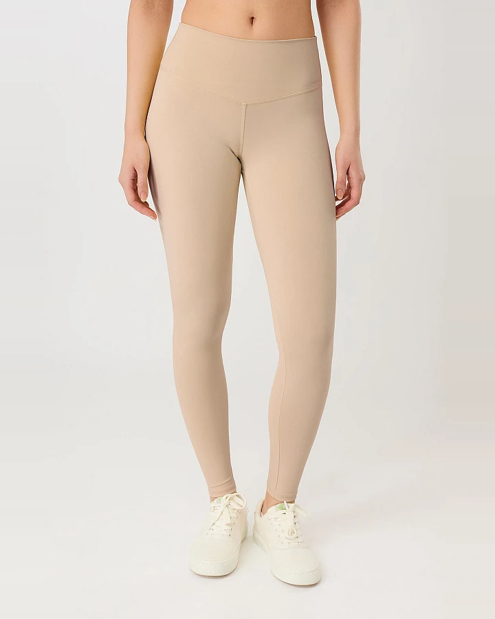 MANDALA Damen vegan Legging On Point Desert Beige